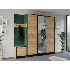Priekšnama komplekts Eden 14 ozols craft/zaļš